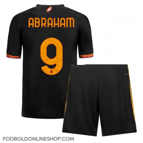 AS Roma Tammy Abraham #9 Tredje trøje Børn 2023-24 Kortærmet (+ Korte bukser)